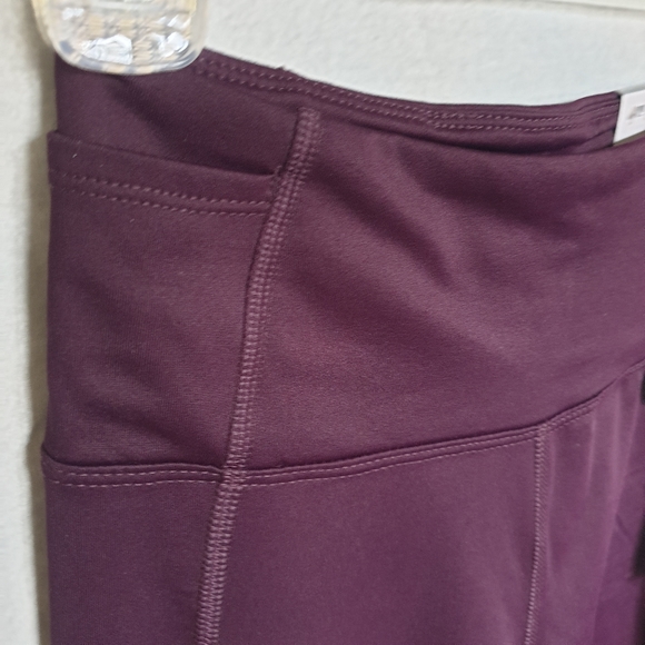 Marika Wild Plum Chill-Tek Soft Fleece Lined Active High Waist Active Leggings S - Picture 7 of 16